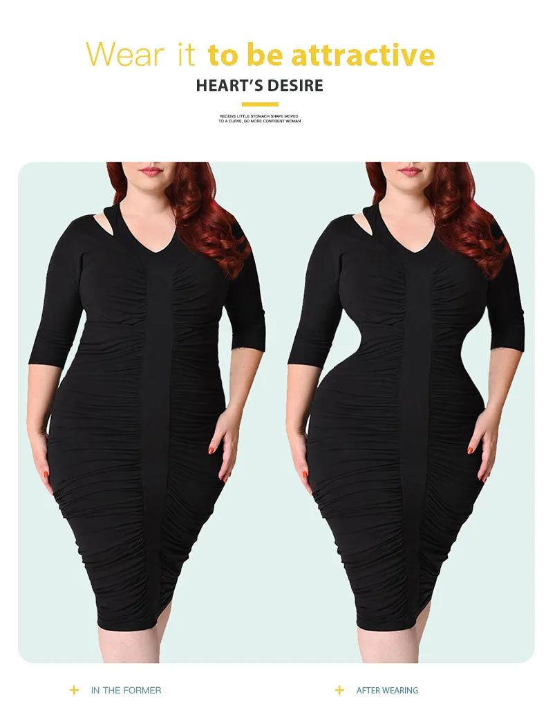 Women Slimming Waist Trainer Belt Shapewear Tummy Control Belly Cincher Body Shaper Fat Compression Girdles Faja Firm Corset