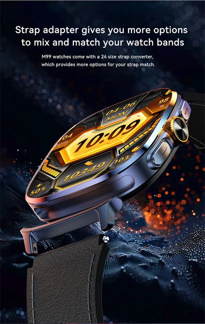 Smart Watch 720*720 AMOLED 2.40 inch Screen Video Call 8GB+128GB RAM 2100 mAh Google Play WIFI GPS Smartwatch