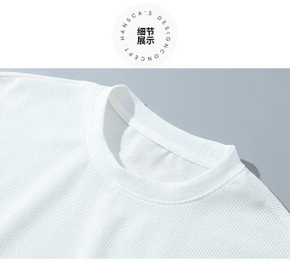 Summer 2025 New Men's pullover sportswear Set, fashionable basketball men's casual short-sleeved T-shirt + shorts two-piece set