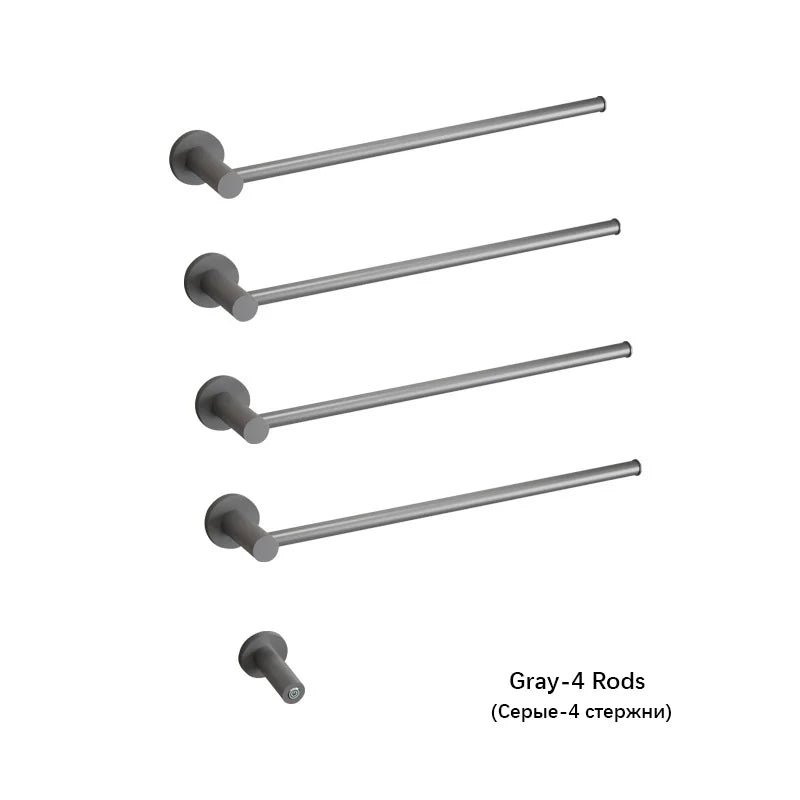 Brushed Gold Electric Heated Towel Rail Stainless Steel Towel Dryer Hidden Cable Electric Towel Rack Towel Radiator Towel Warmer