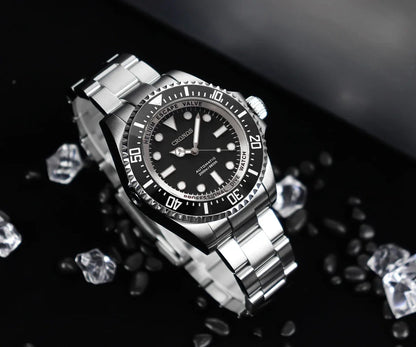 Cronos L6009M Diver Watch Waterproof NH35 Automatic Mechanical Sapphire Crystal Luminous 44mm Luxury Wristwatch