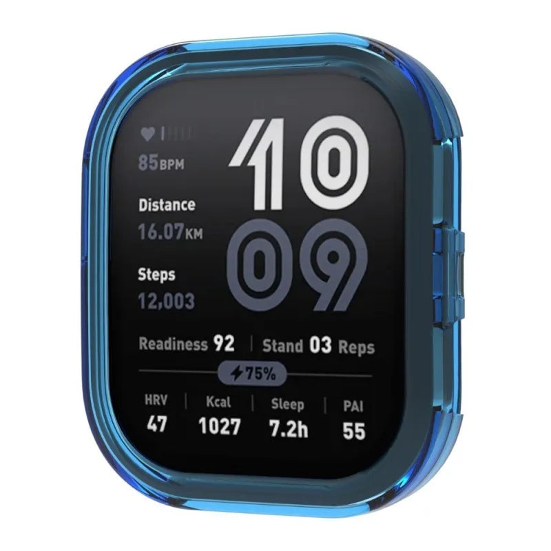 Soft TPU Hollow Case for Amazfit BIP 6 (A2435) Smart Watch Strap Bumper Cover Protector for Amazfit Bip6 (A2435) Accessory