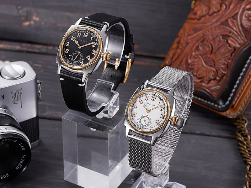 Baltany S4036F 36MM 1926S Oyster Tribute Watch Man Stainless Steel Waterproof Vintage Gold Bezel Automatic Mechanical Watches