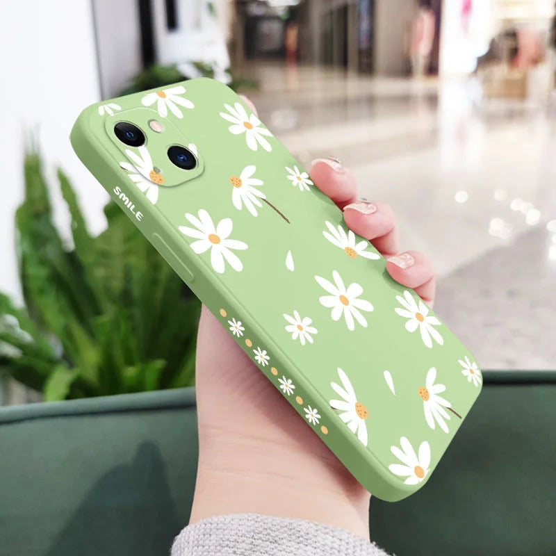 Plain Daisies Phone Case For iPhone 17 17 Air 16 16e 15 14 13 12 11 Pro Max Mini X XR XS MAXCover
