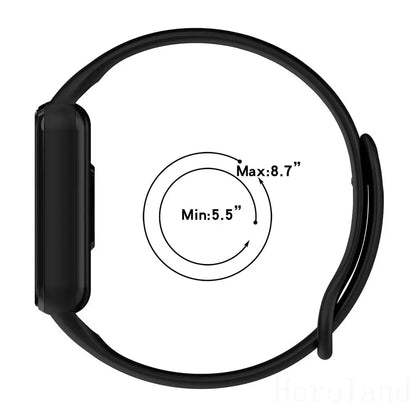 Silicone WatchStrap For Huami Amazfit Band 7 SmartWatch Band Bracelet Soprt Wristband For Amazfit band7 Strap Buckle new