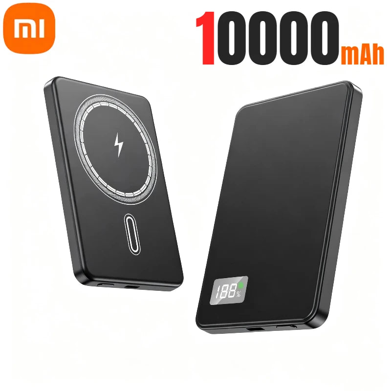 500000mAh Magnetic Power Bank Portable Wireless PD22.5W Fast Charging External Battery for Magsafe For iPhone Samsung