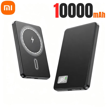 500000mAh Magnetic Power Bank Portable Wireless PD22.5W Fast Charging External Battery for Magsafe For iPhone Samsung