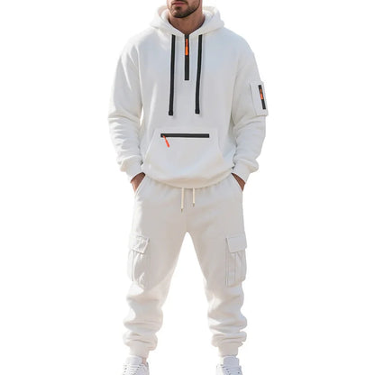 Men's Tracksuits 2 Piece Long Sleeve Athletic Full Zip Sweatsuits Jogging Suit Set Casual Outdoor Streetwear Sport Tracksuit Set