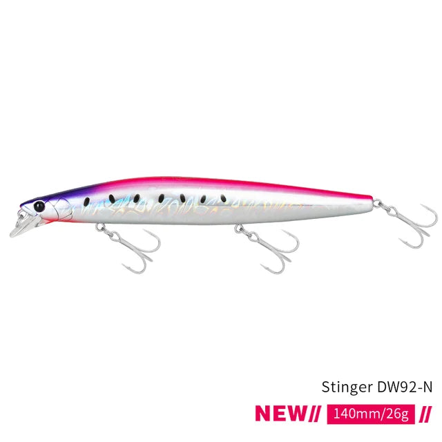 Sinking Minnow Fishing Baits140mm Saltwater Lures Pike Big Game Sea Fishing Tackle Stinger Hard Wobbler