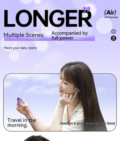 ACEFAST T9 Bluetooth Earphone Wireless IPX4 Waterproof Headset Gift 5.3 Stereo Surround Noise Reduction Hi Res Office Earbuds