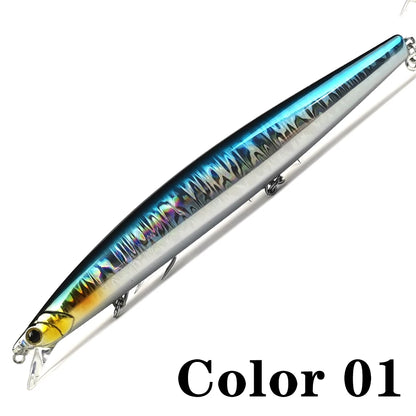 32.5g 163F Sea Floating Minnow Fishing Lure 163mm Tungsten  Weight Saltwater Hard Baits For Pike Sea Artificial Bait Tackle