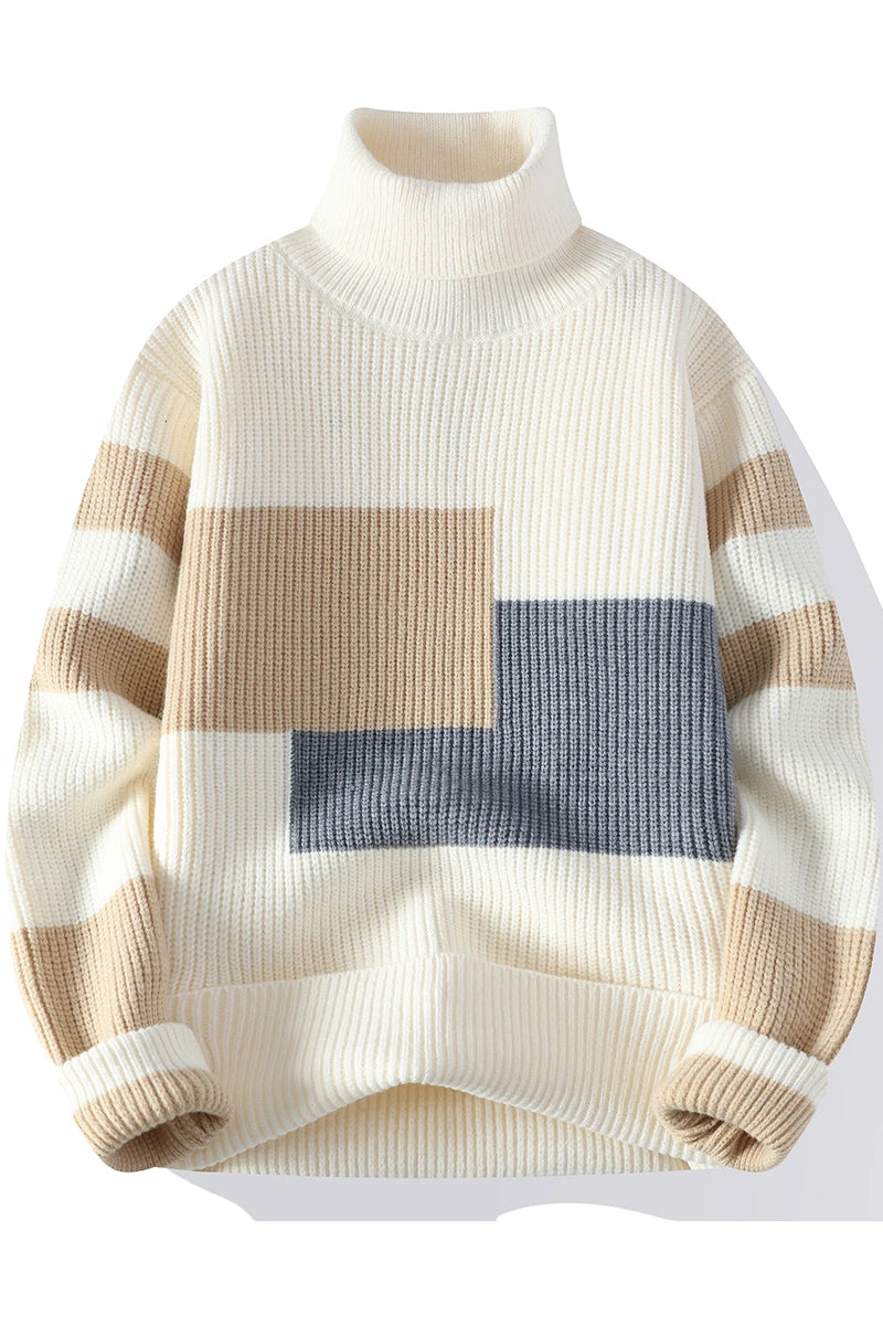 Sweaters men winter korean style mens casual turtleneck warm sweater mens fashion sweaters Men's wool pullovers male