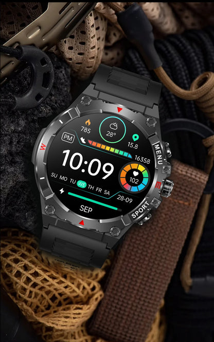 COLMI V76 GPS Smartwatch 1.43" Ultra AMOLED Display Built-in Compass Altimeter Bluetooth Call Smart Watch 500mAh Battery