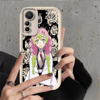 Anime Demon Slayer Creative Silicone Case for Xiaomi Poco F7 F6 F5 F4 F3 M5s C65 C75 C71 X7 X6 X5 X4 GT X3 NFC M7 M6 Pro 4G 5G