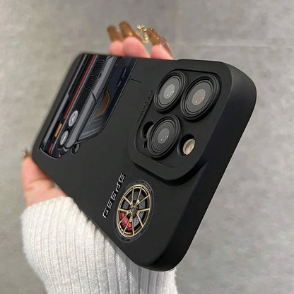 Case For iPhone 14 13 15 16 17 Pro Max Air 16E 11 12 8 7 15 16 Plus SE2 Stylish Car Pattern Shockproof Soft Back Cover