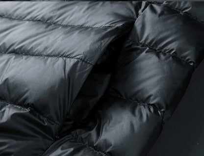 Plus Size thin and light hooded men's down jacket large size coat man puffer plus size winter jacket men 9XL 10XL 11XL 13XL 14XL