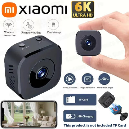 6K Mini Security Camera Wireless 2.4G WiFi Monitoring Security Protection Remote Night Vision Surveillance Smart Home New