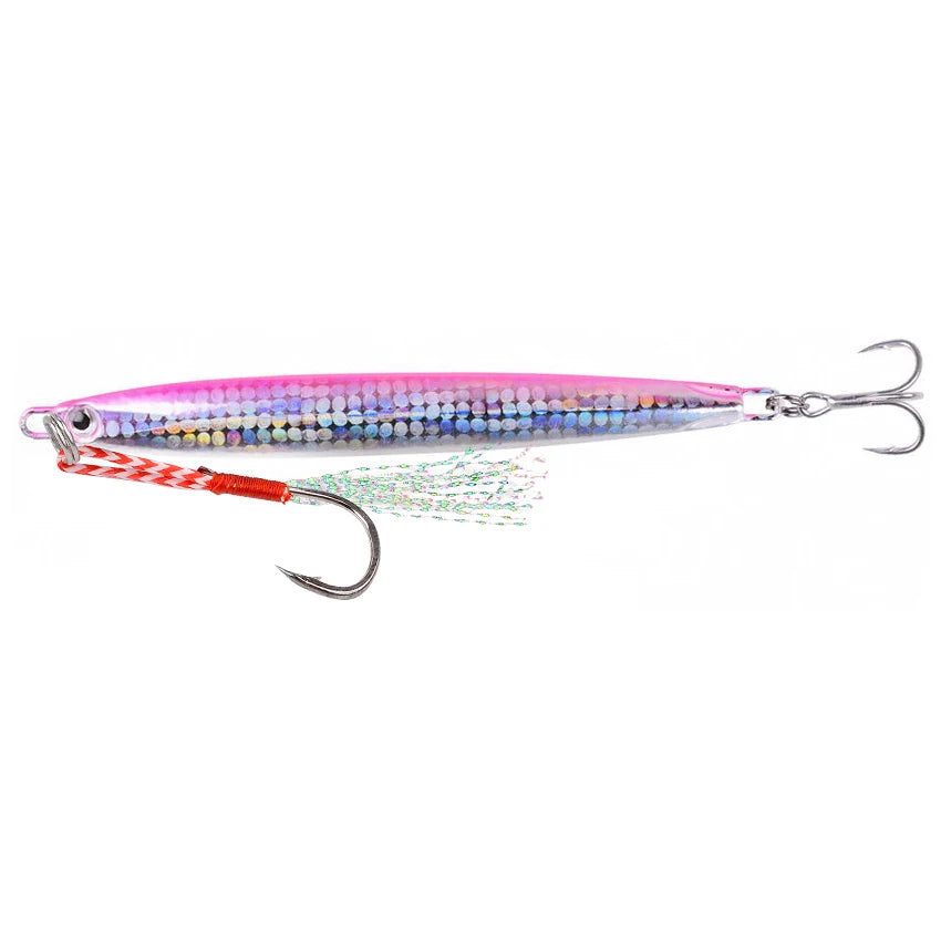 Metal Jig Fishing Lure Slow Cast Jigging Spoon 10G 20G 30G 40G 60G Sea Bass Lure Artificial Bait Fishing Gear
