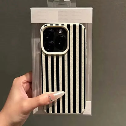 Minimalist Colorful Striped Texture Phone Case For iPhone 17 Air 16 Pro Max 15 14 Plus 13 12 11 Shockproof Silicone Back Cover
