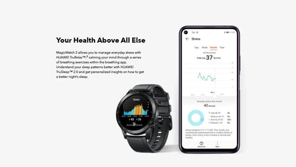 HONOR MagicWatch 2 Smart Watch1.39 Inch Bluetooth Blood Oxygen Monitoring Waterproof 14 Days Battery Life Sports Fitness Tracker