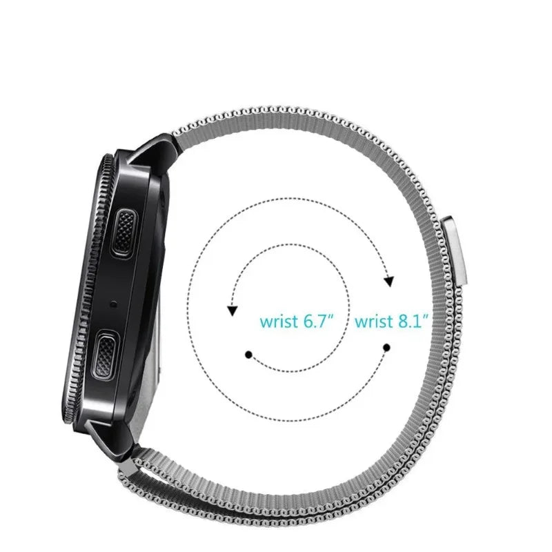 Loop Band for Amazfit Bip 6 5 Bip6 Smart Watch Strap Magnetic Stainless Steel Metal Wrist Bracelet for Amazfit Bip 6 Accessories