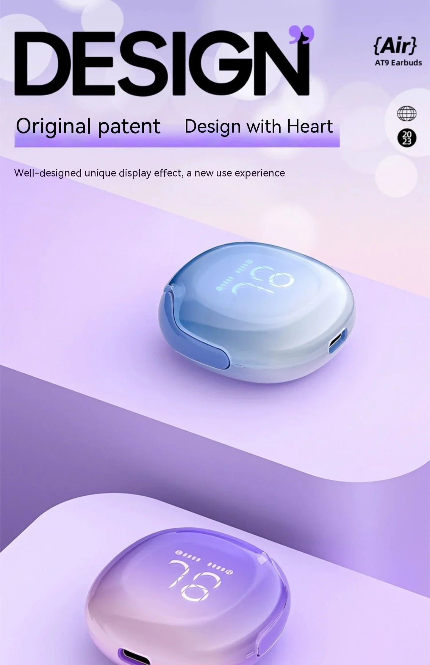 ACEFAST T9 Bluetooth Earphone Wireless IPX4 Waterproof Headset Gift 5.3 Stereo Surround Noise Reduction Hi Res Office Earbuds