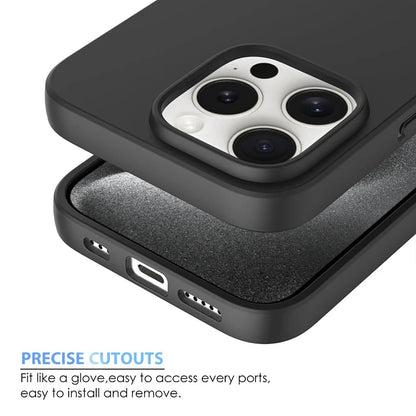 Ultra Thin Matte Silicone Case for iPhone 17 Air 16 15 14 13 12 Mini 11 X S Max XR Cover for iPhone 16E 16 15 14 7 8 Plus SE 2 3