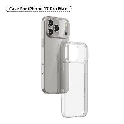 Ultra thin 0.9mm Case For iphone 17 pro max 17 air 16 16e Does not affect wireless charging highly transparent TPU soft cover