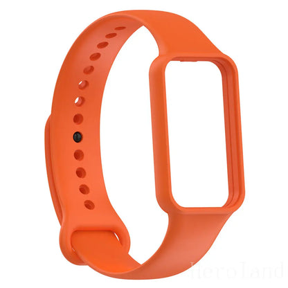 Silicone WatchStrap For Huami Amazfit Band 7 SmartWatch Band Bracelet Soprt Wristband For Amazfit band7 Strap Buckle new