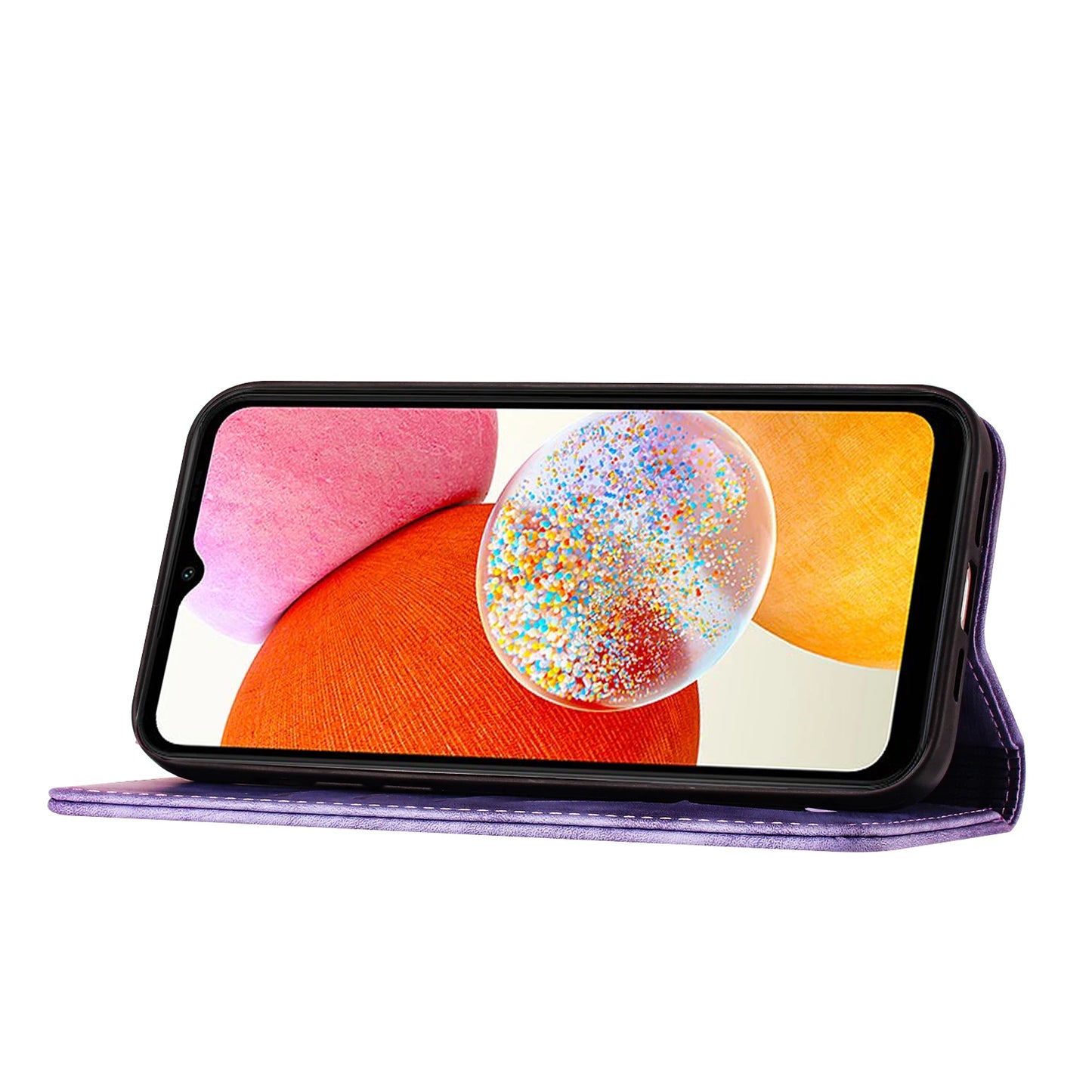 IPhone 17 Flip Case for Coque iPhone 15 16 14 13 12 11 Pro Max iPhon 15 Plus Cases Cute Cat Butterfly Leather Wallet Back Cover