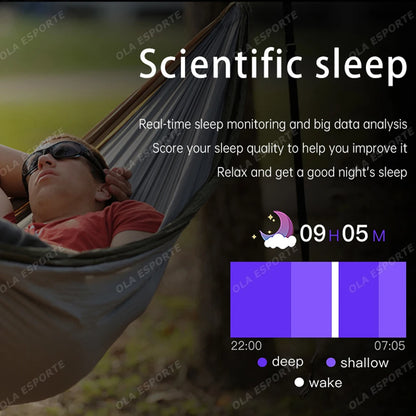 Outdoor Military Smartwatch For Men Health Monitor Bluetooth Call Voice Assistant GPS Sports Waterproof Men Smartwatch 2024