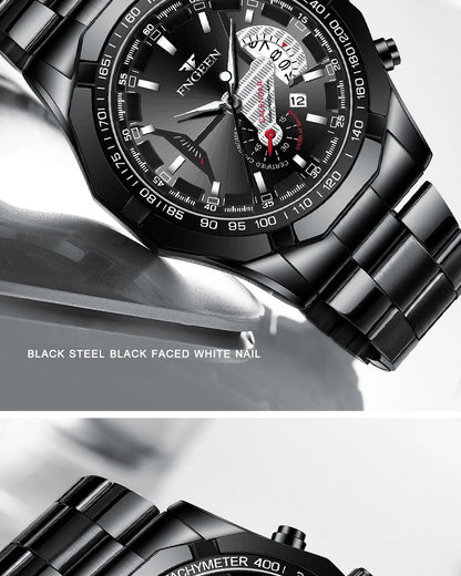 Brand Luxury Watch Fashion Casual Military Quartz Sports Wristwatch Full Steel Waterproof Men's Clock Relogio Masculino