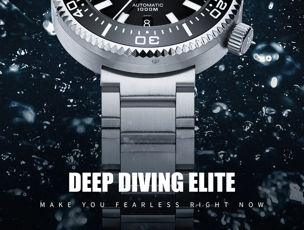 ADDIESDIVE Men's Diver's Watches 1000m Sapphire Glass Super Luminous Calendar NH35A Automatic Mechanical Wristwatch Luxury Watch