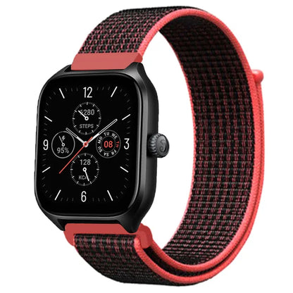 Nylon Loop Strap for Amazfit GTR 47mm/GTR2/2e/3/3 Pro/4/GTS/2/mini/3/4 Bracelet for Amazfit Balance/bip 5/Stratos 2 2S