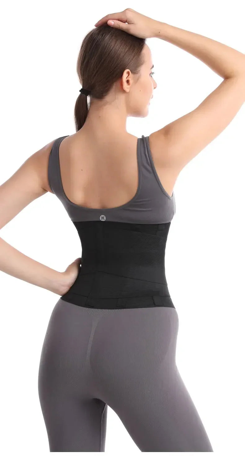 Belt Tummy Control Body Shaper with Triple Wrap Corset Workout Sweat Band Sports Slimmer Gym Girdle Shaper
