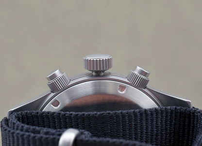 Baltany 2025 new military 39mm men's quartz chronograph VK61 sapphire stainless steel waterproof 10Bar luminous reloj hombre