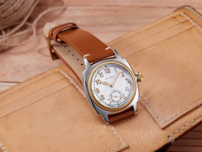 Baltany S4036F 36MM 1926S Oyster Tribute Watch Man Stainless Steel Waterproof Vintage Gold Bezel Automatic Mechanical Watches