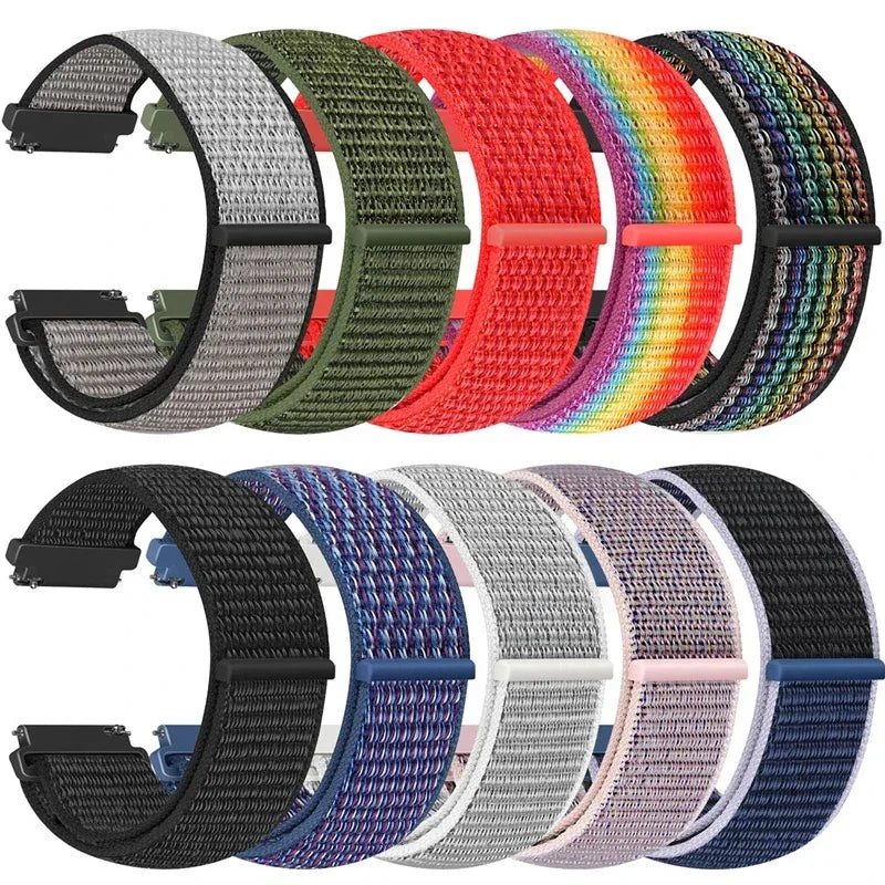 Nylon Loop band For Amazfit GTS 4/2/3pro/2e/GTS2 Mini/GTR 4 42mm/47mm/GTR2/2e/stratos belt bracelet Amazfit bip 20mm 22mm strap