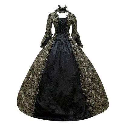 Renaissance 18th Century Baroque Rococo Dresses Victorian Masquerade Gowns Historical Theater Clothing Halloween Christmas