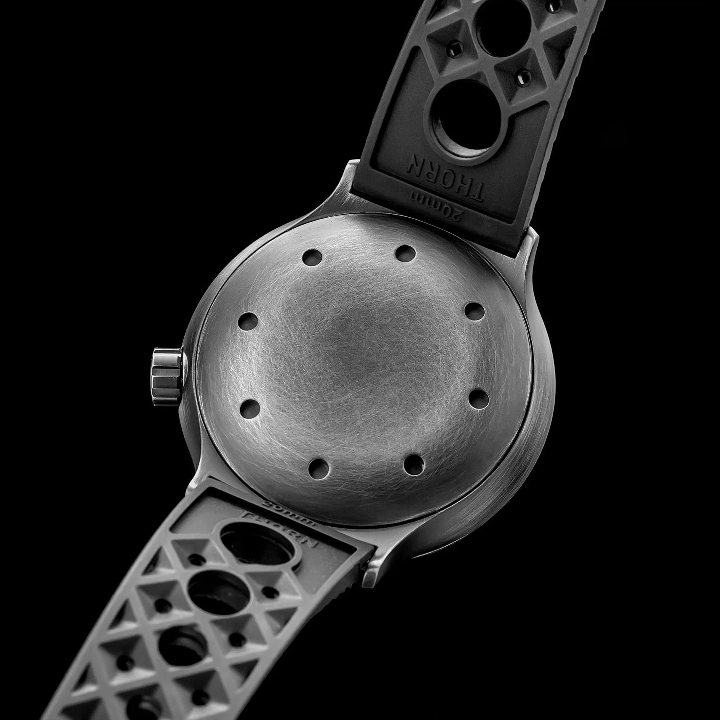 New Thorn Watch T018 PT5000 Movement Sapphire Waterproof Luminous Fluororubber Strap Men's Watches Salutes Classic