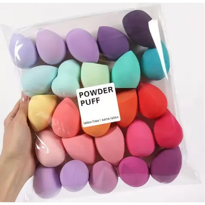 Makeup sponge set suitable for liquid BB cream powder application makeup egg dry wet dual-use powder puff girl