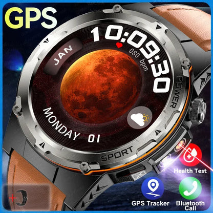 GPS Smart Watches 2025 New For Xiaomi IOS Military Smartwatch Men 3ATM Waterproof 100+ Sport Modes Built-in NFC BT Call Watches