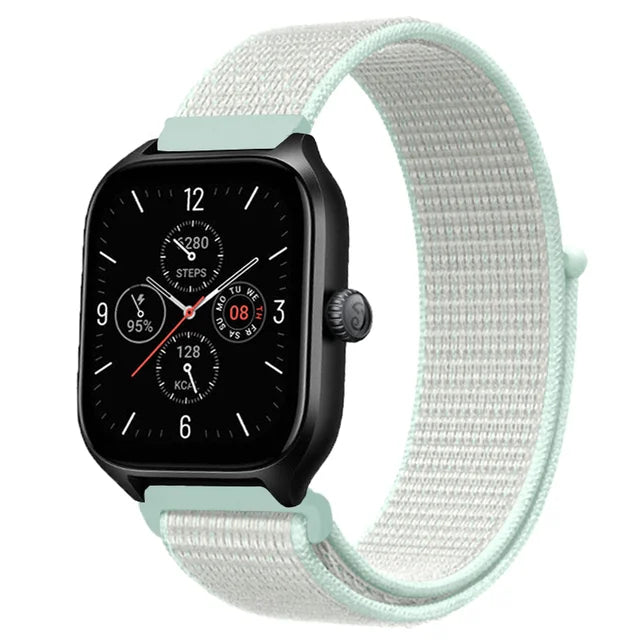 Nylon Loop Strap for Amazfit GTR 47mm/GTR2/2e/3/3 Pro/4/GTS/2/mini/3/4 Bracelet for Amazfit Balance/bip 5/Stratos 2 2S
