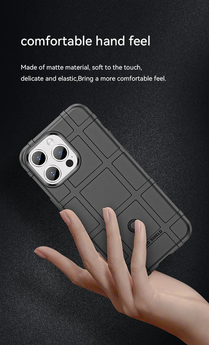 Military-Grade Shockproof Case for iPhone 17 Rugged TPU Shield Cover Compatible with iPhone 416/17pro Max Phone Protector