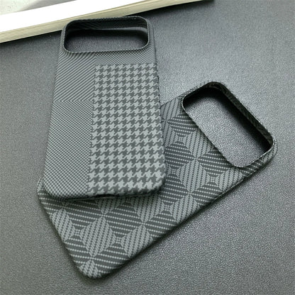 Case for iPhone 17 Pro Max 16 15 14 13 Luxury Checkered Pattern Contrast Color Bumper Cover