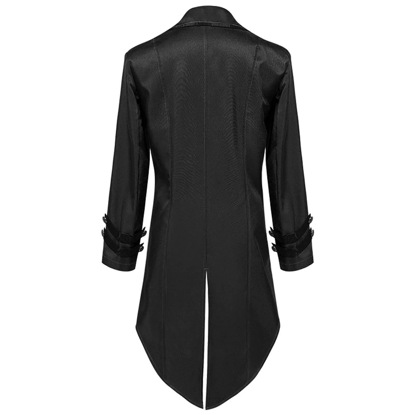 Men Steampunk Gothic Victorian Jacket Vintage Tailcoat Medieval Frock Coat Uniform Renaissance Halloween Pretend Play Costume