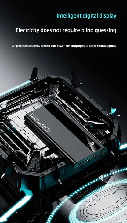 Xiaomi 500000mAh High Capacity 120W Power Bank Super Fast Charging Power Bank Portable Battery Charger For iPhone Samsung Huawei