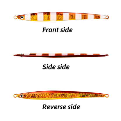 Metal Jig 60g 80g 100g 120g Long Casting Fast Sinking Fall Jigs Saltwater Deepsea Fishing Lure