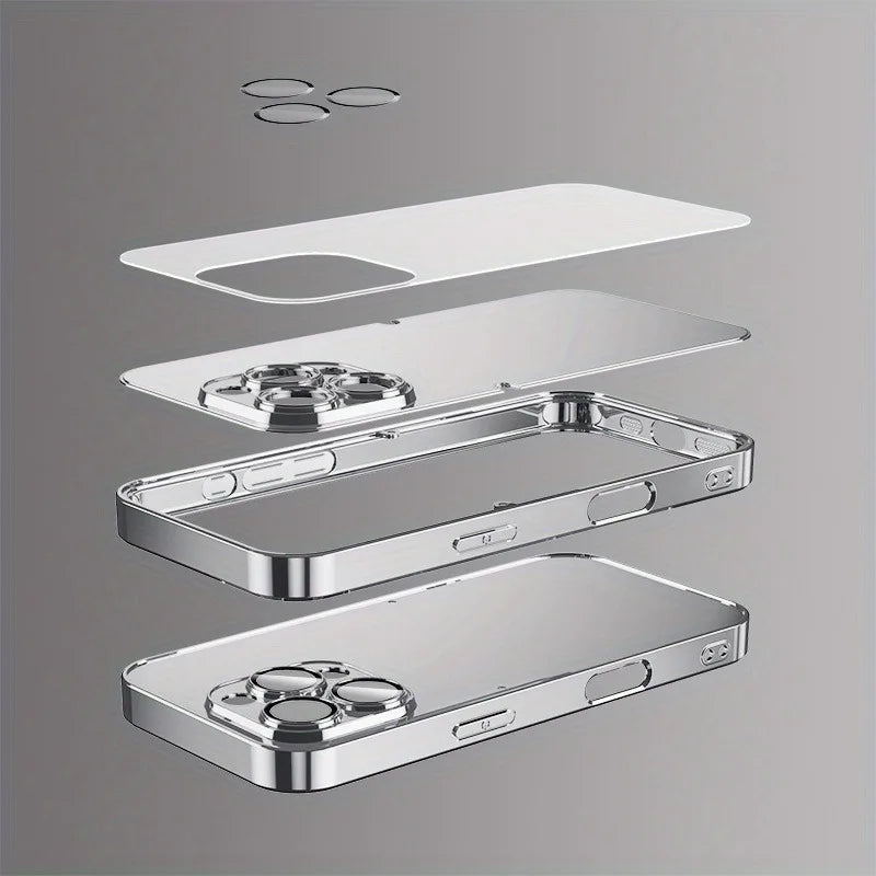 Case For iPhone 11 12 13 14 15 16 17 Pro Max 14 15 Plus 16E 17 Air Cover