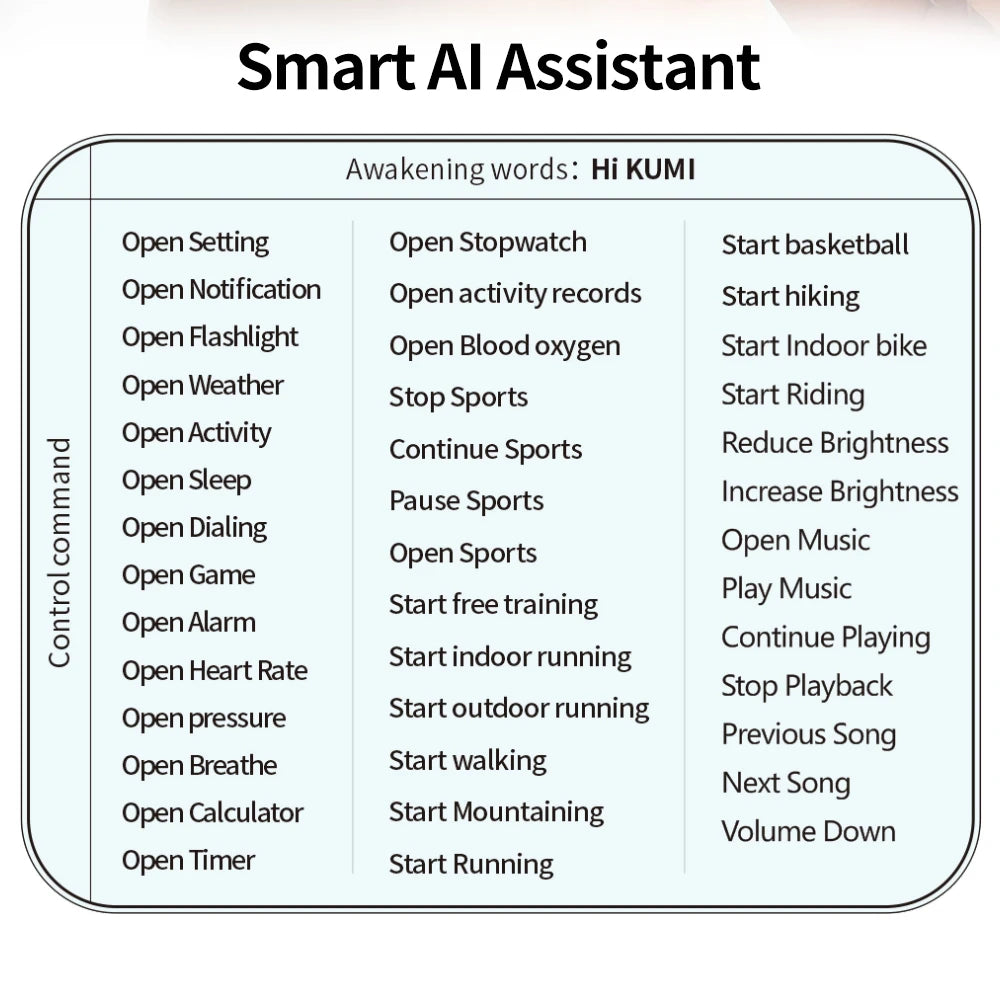 KUMI KU7 Meta 2.01″ High-definition Screen Smart Watch Bluetooth Call Heart Rate Measurement Oximetry Offline Intelligent Voice
